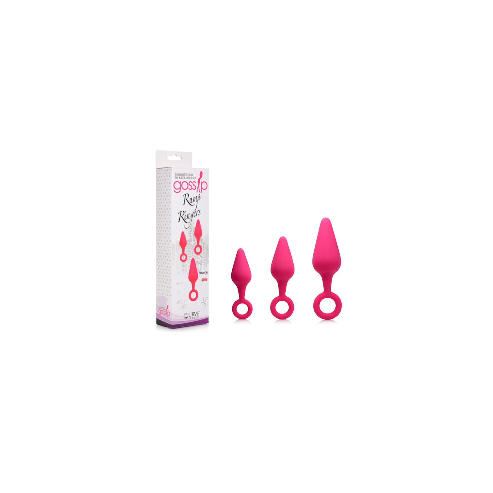 Gossip Rump Ringers Silicone Training Set for Anal Pleasure