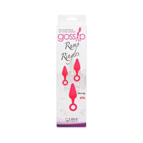 Juego de Plugs Anales de Silicona Gossip Rump Ringers