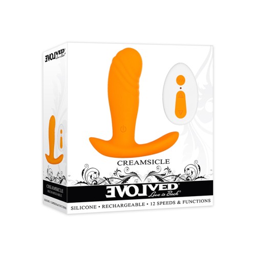 Evolved Creamsicle Rechargeable Remote-Controlled G-Spot Massager