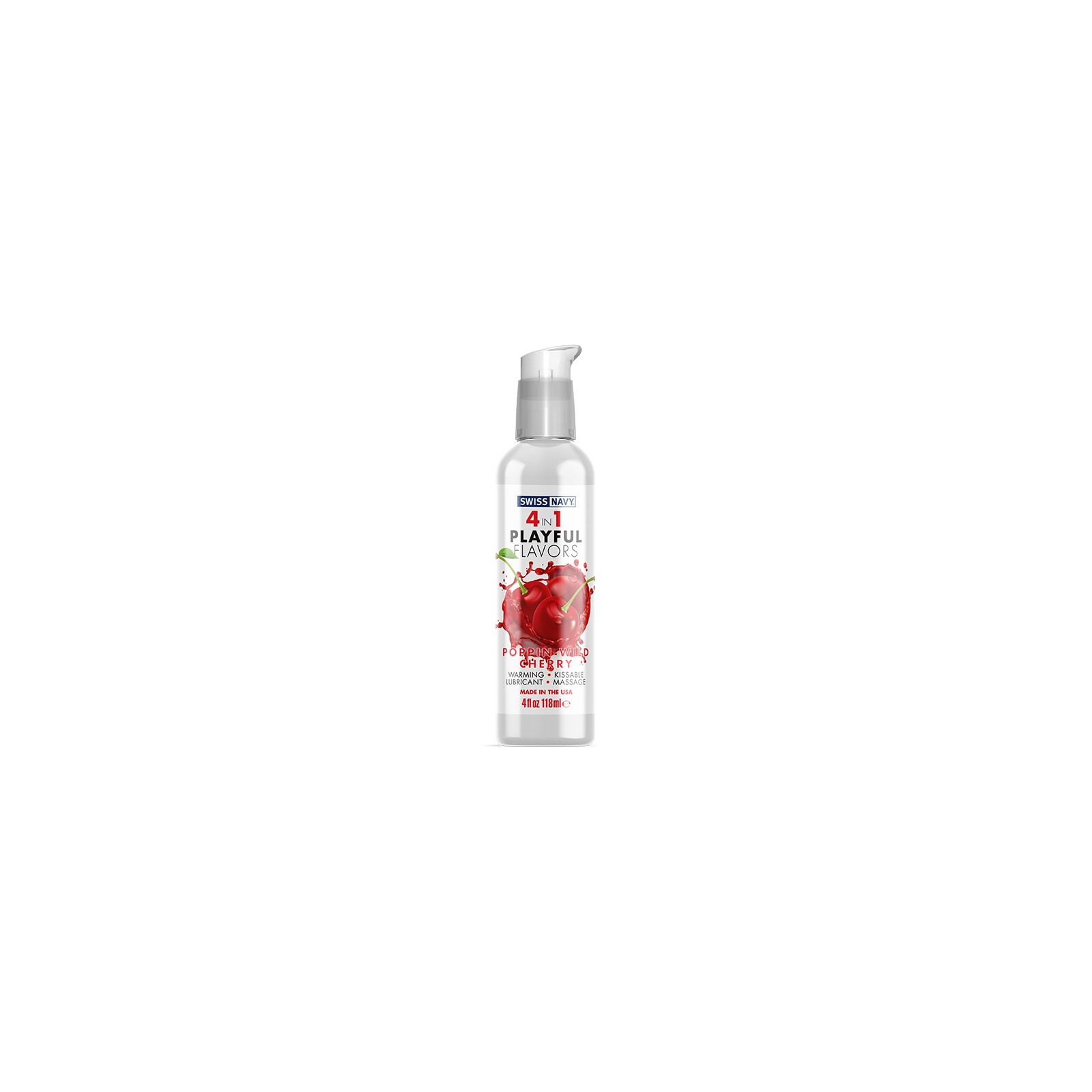 Swiss Navy 4 in 1 Wild Cherry - Playful Lubricant