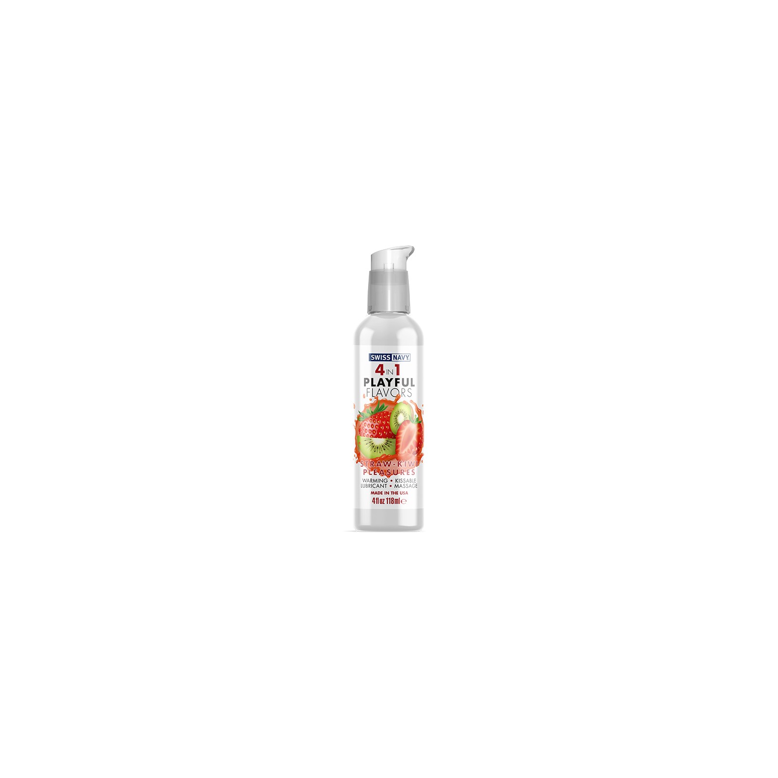 Lubricante Swiss Navy 4 en 1 Fresa Kiwi