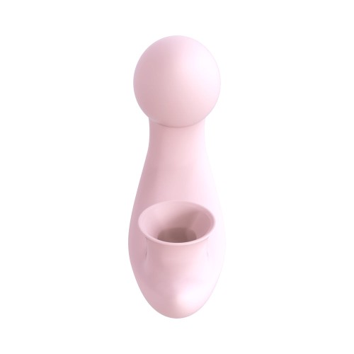 Shots Irresistible Desirable Rechargeable Silicone Dual Stimulator Pink