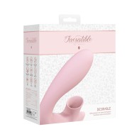 Shots Irresistible Desirable Rechargeable Silicone Dual Stimulator Pink