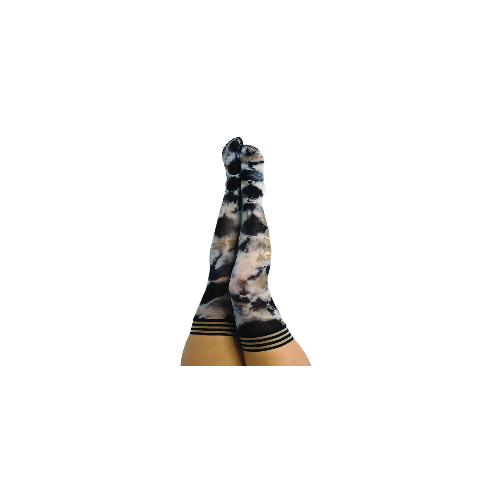 Kixies Mackenzie Trendy Tie-Dye Thigh-High for Fashion-Forward Style