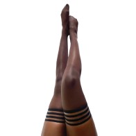 Kixies Marissa Sheer Thigh-High Brown Size B – Perfect for Any Outfit