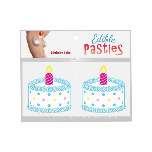 Pasties Comestibles de Pastel de Cumpleaños para Celebraciones Divertidas