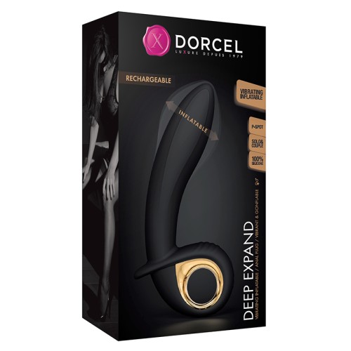 Dorcel Deep Expand Inflating Vibrator Black