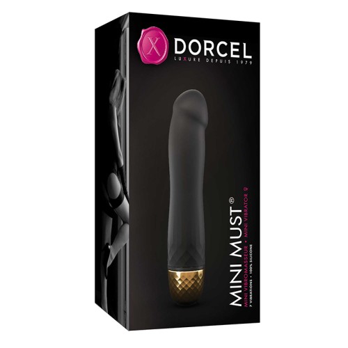 Mini Vibrador de Silicona Dorcel Mini Must Negro/Dorado