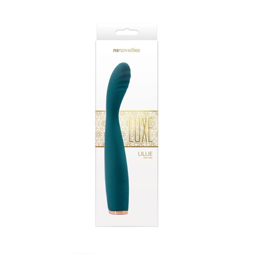 Luxe Lillie Vibrador Slim Recargable - Elegante y Discreto