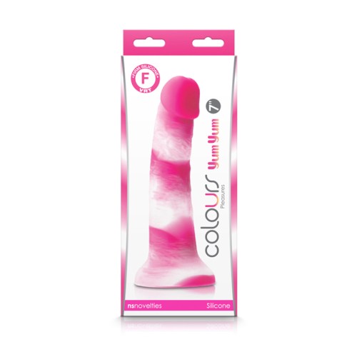 Dildo Colours Pleasures Yum Yum Realista de 7 pulgadas