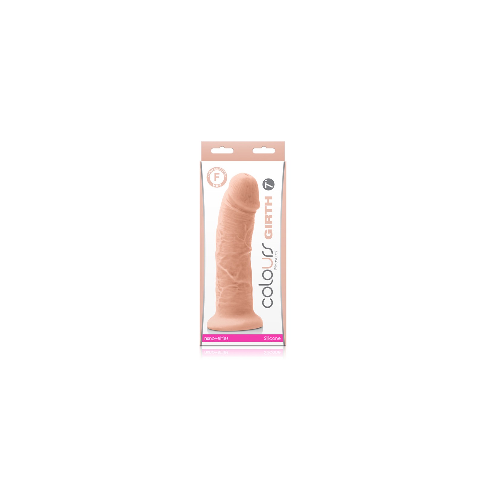 Dildo Beige de 7 in. con Grosor Colours