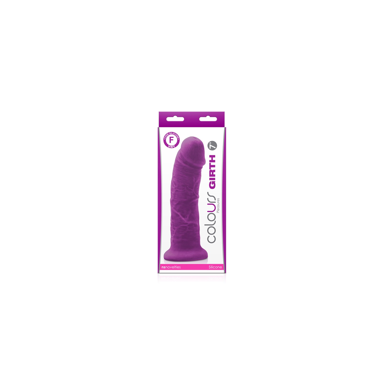 Colours Girth 7 inch Dildo Purple