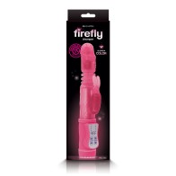 Firefly Thumper Thrusting Rabbit Vibrator in Pink