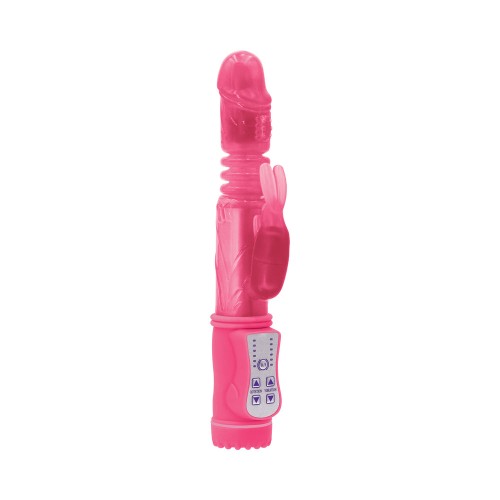 Firefly Thumper Thrusting Rabbit Vibrator in Pink