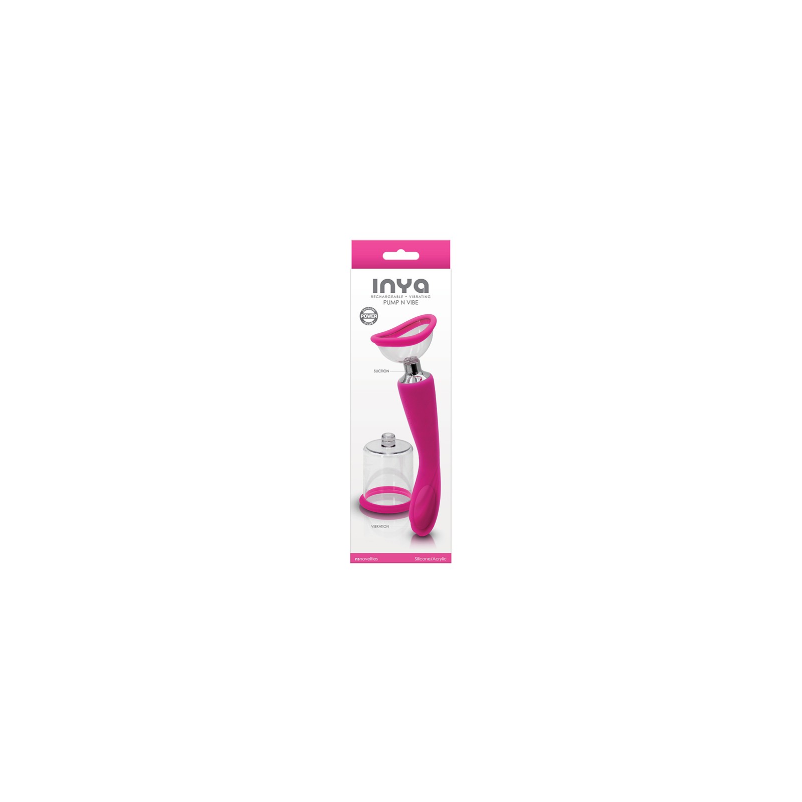 INYA Pump N Vibe Rechargeable Dual-Ended Vibrator