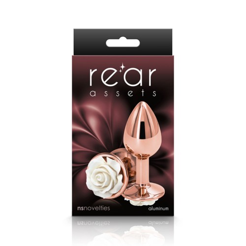 Plug Anal Rose Small en Blanco