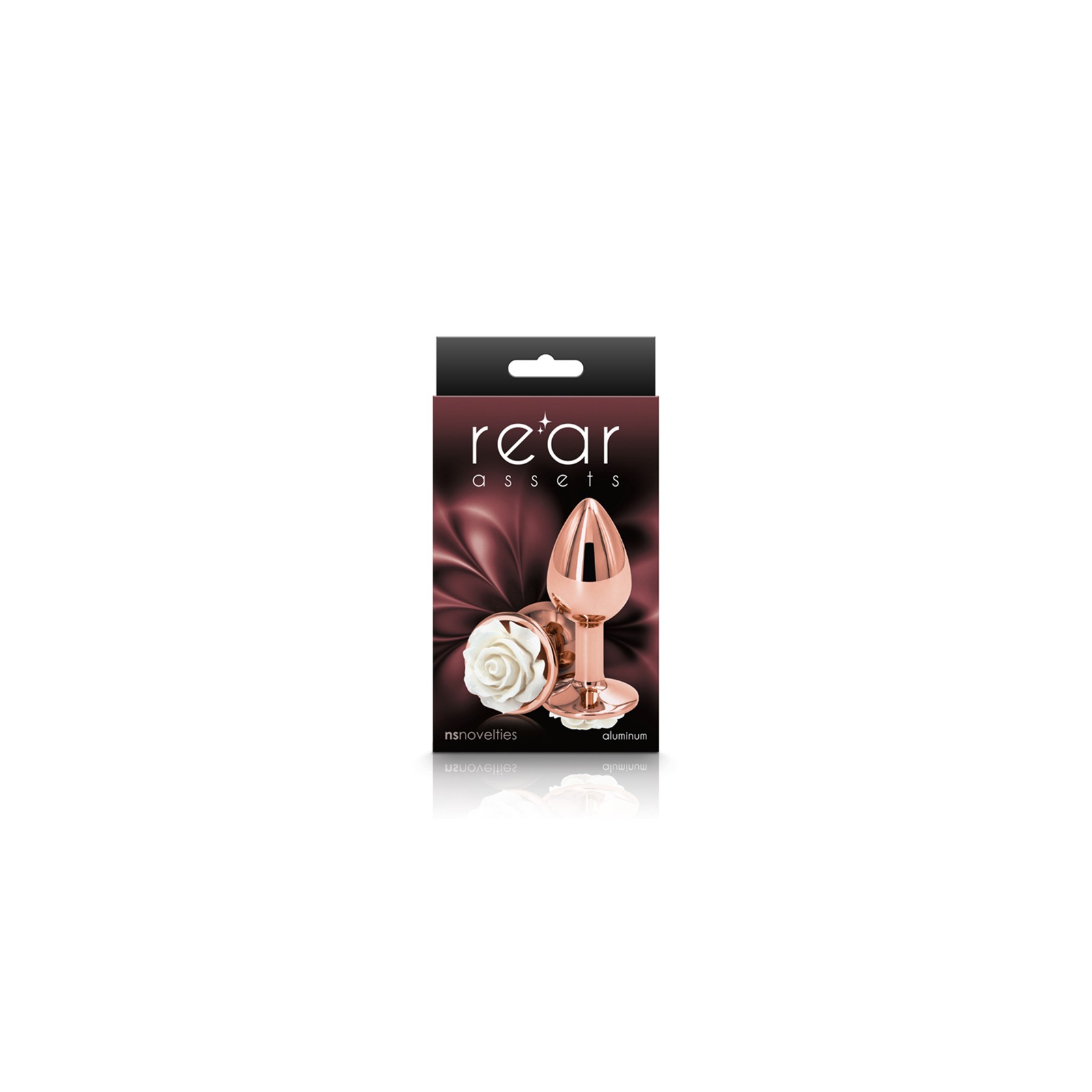 Plug Anal Rose Small en Blanco