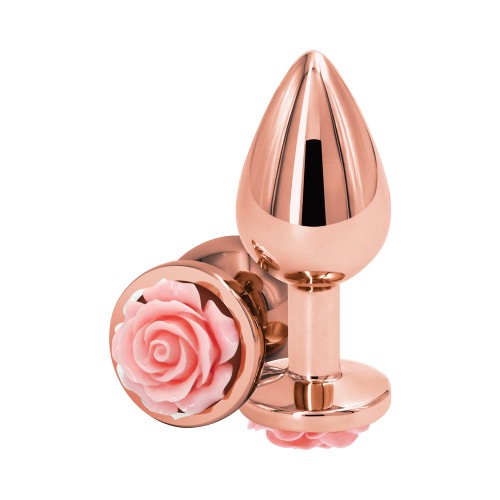 Rear Assets Medium Rose Anal Plug