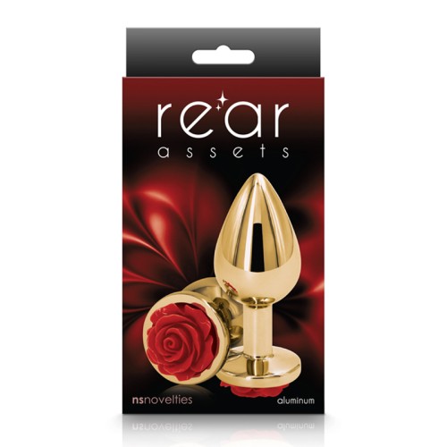 Rear Assets Medium Red Anal Plug