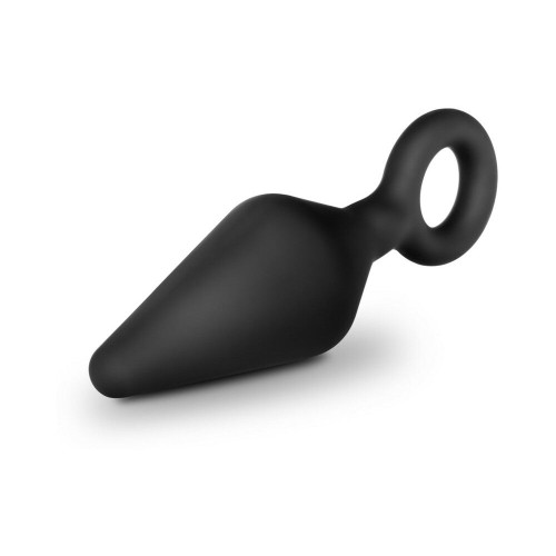 Anal Adventures Silicone Plug Kit Black