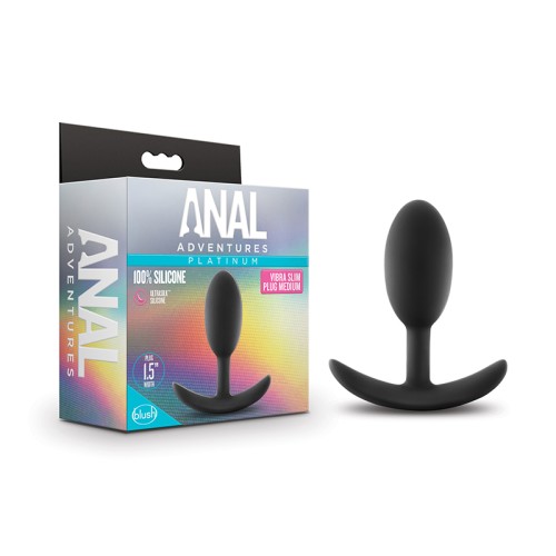 Anal Vibrating Slim Plug with Inner Weight