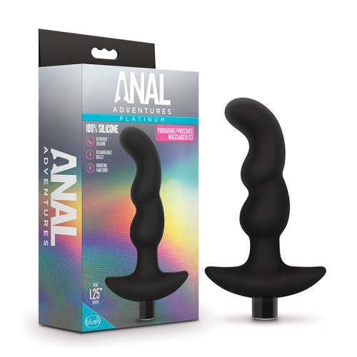 Anal Adventures Platinum Silicone Rechargeable Prostate Massager