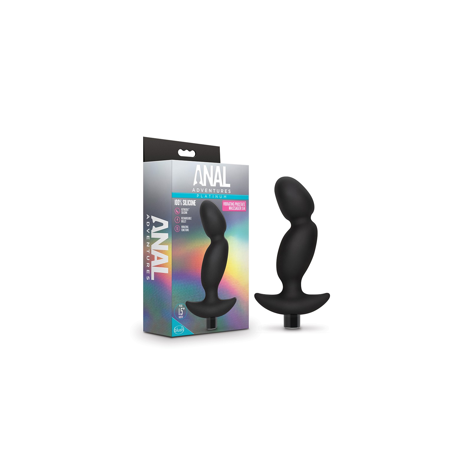 Anal Adventures Vibrating Prostate Massager for Intense Pleasure