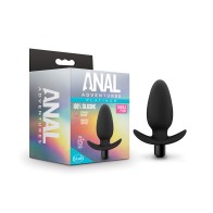 Anal Adventures Vibrating Saddle Plug Black