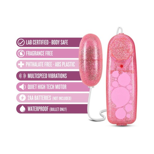 Huevo Vibrador Remoto Glitter Power B Yours Rosa