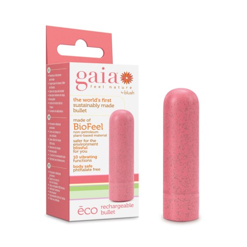 Gaia Eco Rechargeable Bullet Vibrator Coral