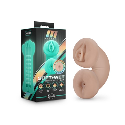 M for Men Glow-in-the-Dark Stroker for Ultimate Pleasure