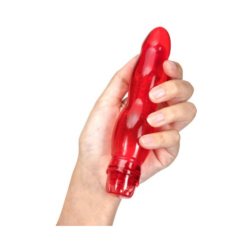 Naturally Yours Flamenco Slimline Vibrator Red - Feel the Sensation