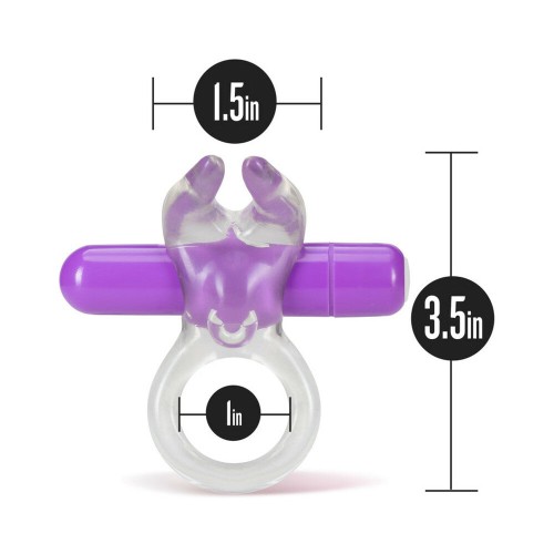 Play with Me Bull Vibrating C-Ring Purple