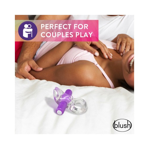 Play with Me Bull Vibrating C-Ring Purple