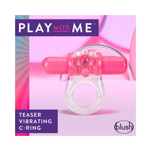 Play with Me Teaser Vibrating C-Ring Pink