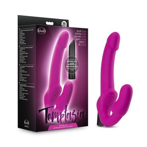 Temptasia Estella Strapless Silicone Dildo with Vibrating Bullet