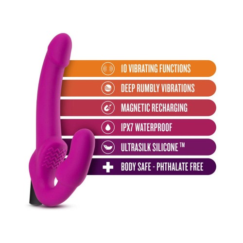 Temptasia Estella Strapless Silicone Dildo with Vibrating Bullet