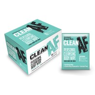 Clean AF Personal Cleansing Wipes Easy Refresh 16-Pack