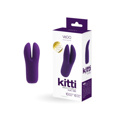 Vibrador Doble Recargable Kitti