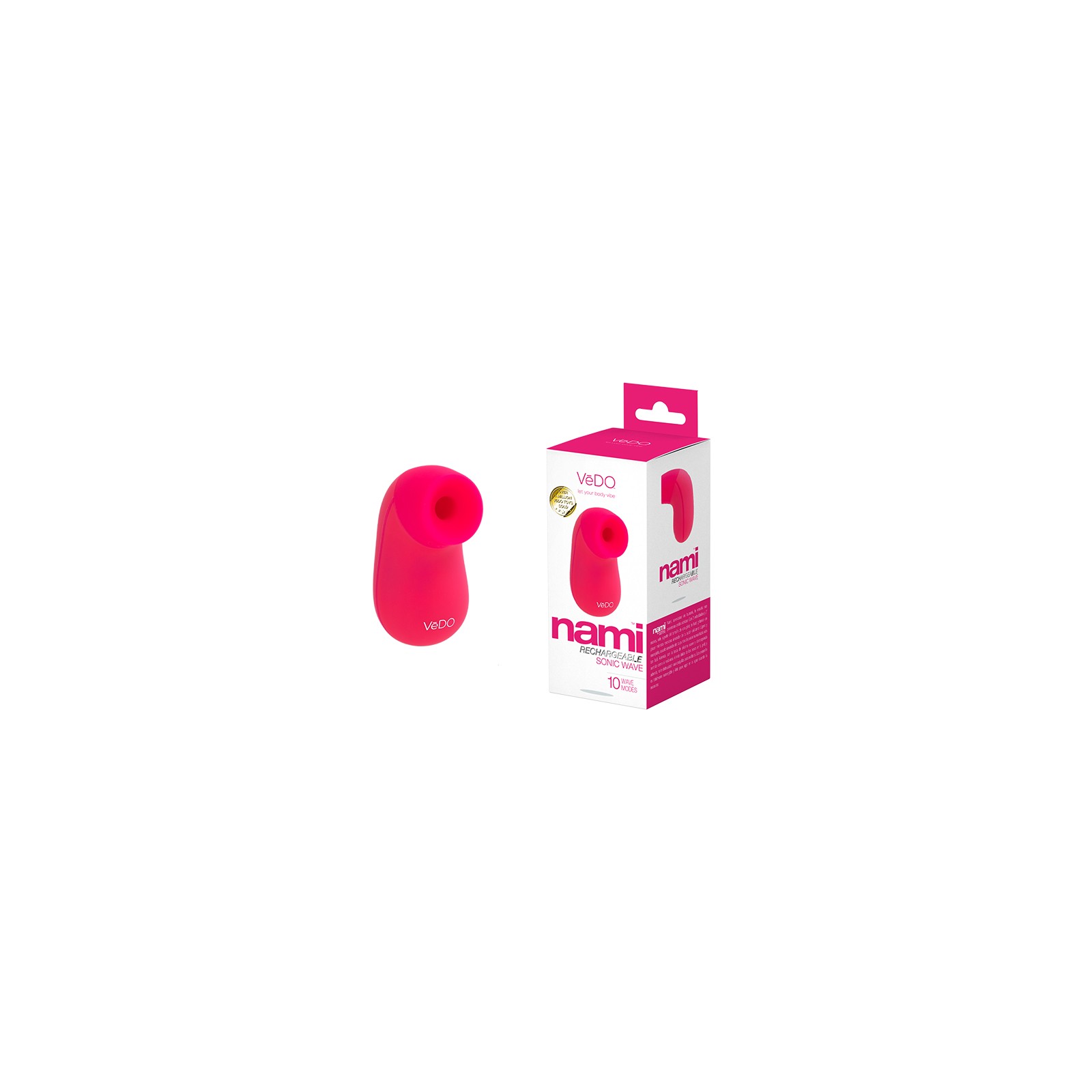 Vedo Nami Rechargeable Sonic Vibe - Foxy Pink Delight