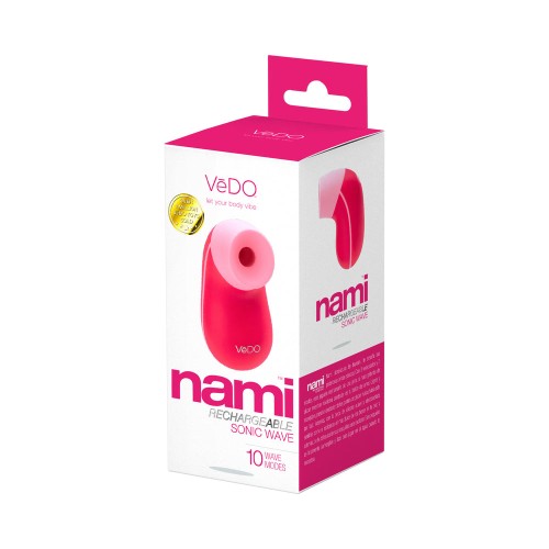 Vedo Nami Rechargeable Sonic Vibe - Foxy Pink Delight