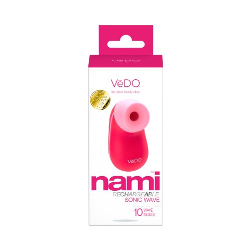 Vedo Nami Rechargeable Sonic Vibe - Foxy Pink Delight