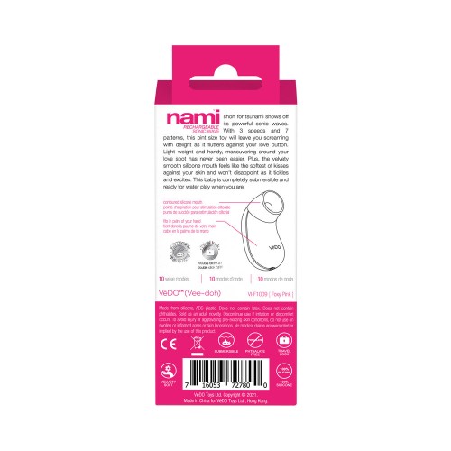 Vedo Nami Rechargeable Sonic Vibe - Foxy Pink Delight