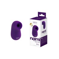 Vibrador Sonico Recargable Vedo Nami - Púrpura Profundo