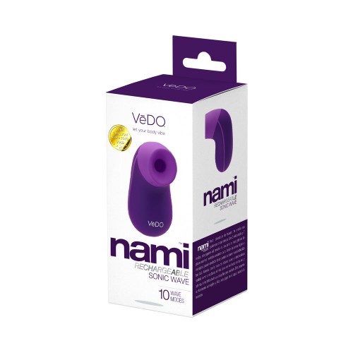 Vedo Nami Rechargeable Sonic Vibe - Deep Purple