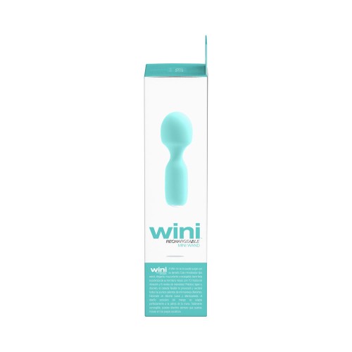 Vedo Wini Rechargeable Mini Wand Tease Me Turquoise