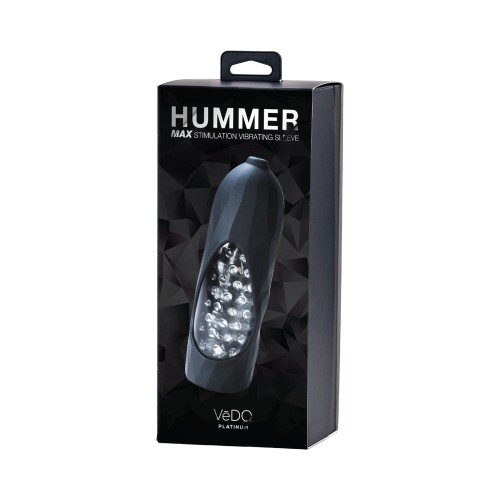 Vedo Hummer 2.0 Rechargeable Vibrating Sleeve Black Pearl