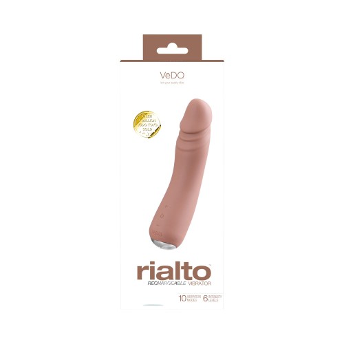 Vedo Rialto Vibrador Poderoso Recargable Mocha