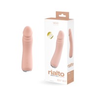 Vibrador Recargable Vedo Rialto en Vainilla