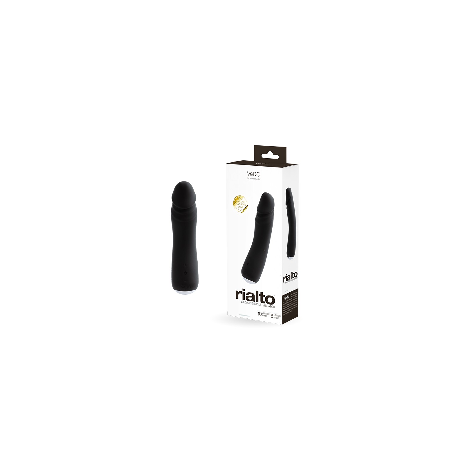 Vedo Rialto Rechargeable Black Pearl Vibrator